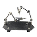 Benchtop Double-head Welding Jewelry Holder Jig Three-handed Soldering Iron Clamp Welding Fixture Helping Hand Welding Tool
