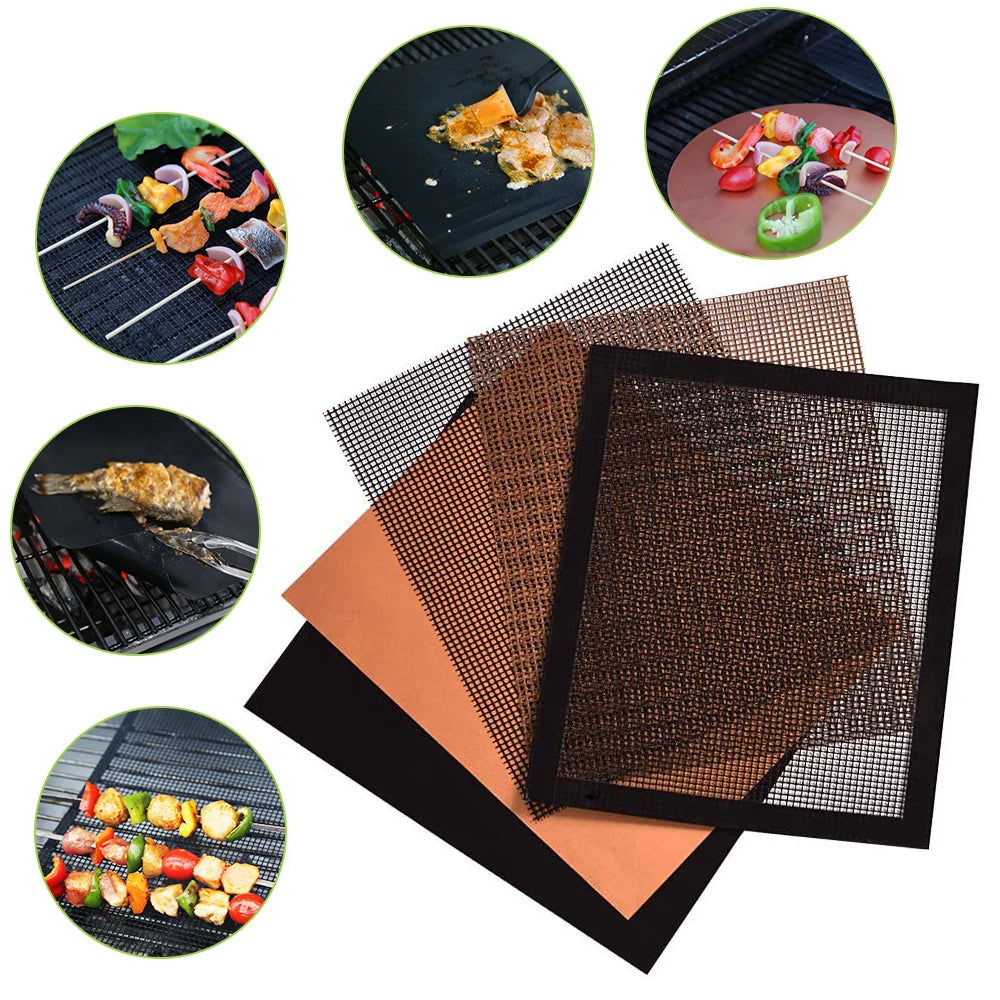 China Manufacturer Factory Supply High Quality Bbq Mesh Mat Barbeque Mesh Grill Mats