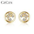 CZCITY 925 Cz Earring Fashion Woman Modern 2026 Small Zircon Popular Sterling Silver Round Earing