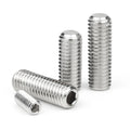ISO4026 DIN913 Metric M8 20mm 304 Stainless Steel Hexagon Socket Head Set Screws with Flat Point and Flat Head