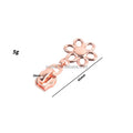 5# Handbag Garment Zip Head Flower Shape Zipper Puller Slider