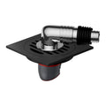 High Quality 10 CM Brass Washing Machine Floor Drain Square Matte Black Bathroom Shower Drain with Anti Odor Drainer Floor Drain