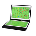 Wholesale Foldable Leather Magnetic Tactic Board Portable Magnetic Football Ball Teaching Tool Soccer Training Rubber Bladder