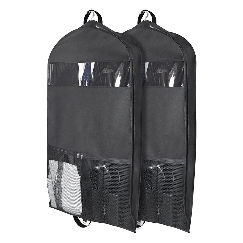 Waterproof Hanging Dress Clothes Dust Cover Bags Dustproof Mens Suit Non Woven Storage Garment Bag