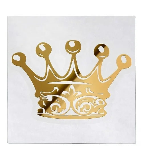 Nickel 3D Sticker Transfer Sticker Gold Transfer Electroforming Metal Label Logo Uv Decal Vinyl Digital Printing Custom Stickers