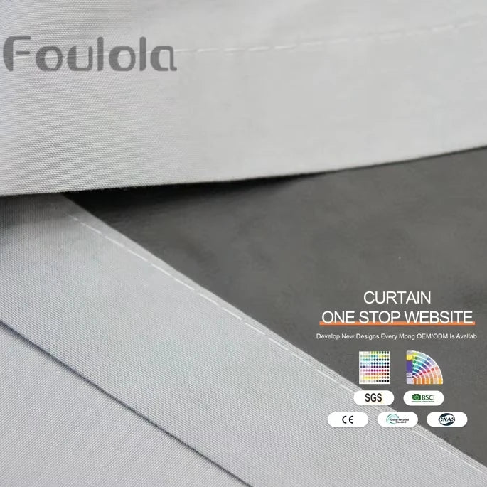 Factory Supply Blackout Coating Sunshade Cheap Fabric for Liner Curtains