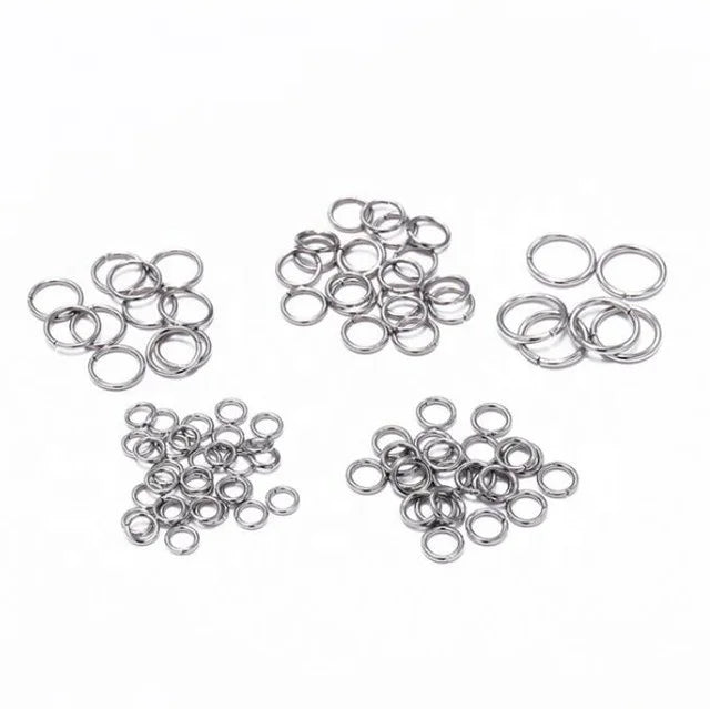 Yiwu Aceon Jewelry Stainless Steel Big Small Thin Thick Wire Various Size Chain Connector DIY Jewelry Jump Ring