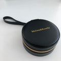 Hot Sale Custom Logo Girls Princess Gift Velvet Round Mini Tassel Travel Jewelry Box with Leather Zipper Hot Selling