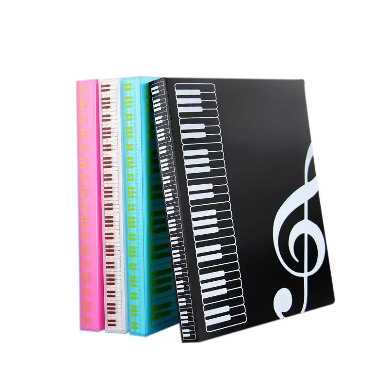 Custom A4 Plastic 40-Page File Folder Organizer Music Folder for Home and School Stationery Supplies