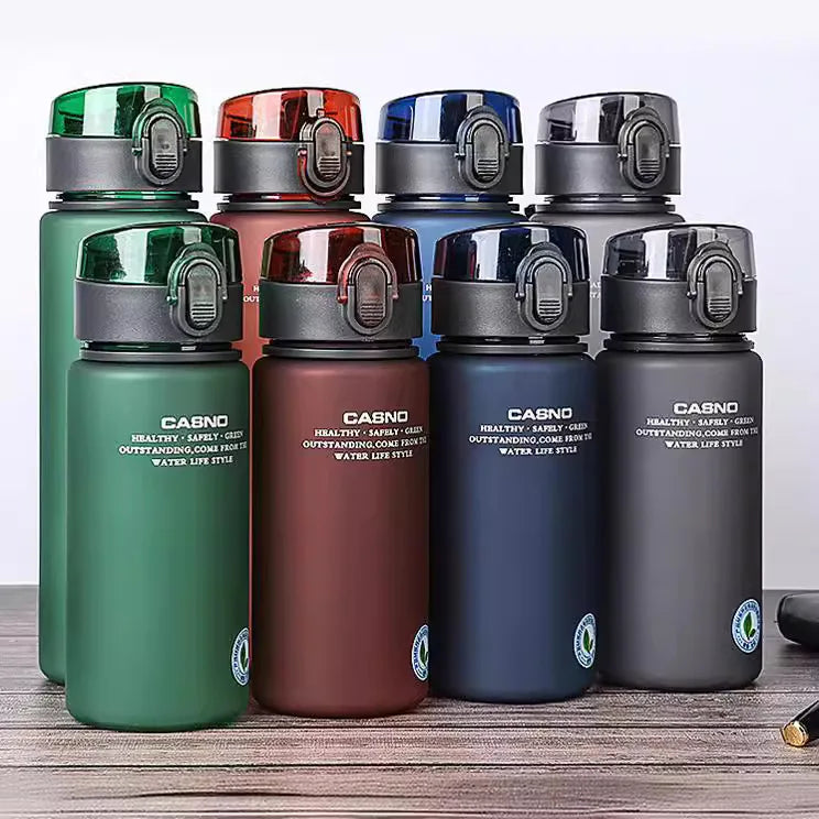 Wholesale Creative Portable Frosted Drinking Water Bottle Cup with Lid Handy Food Grade Sports Cup for Camping