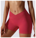 2025 Summer New Training Jog Yoga Shorts Running Sports Short Leggings Elastic Lifting Gym Fitness Pants Women Yoga Shorts