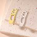 Trendy Stainless Steel Ballet Shoes Charm Hollow Mini Ballet Shoes Pendant  Jewelry Accessories for Necklace Bracelet