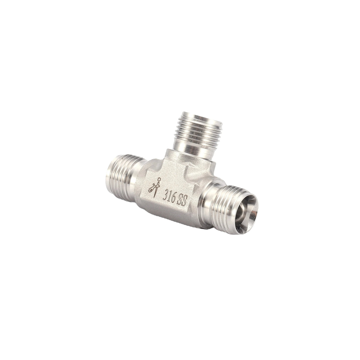 T- Type 3 Way Thread Connector Pipe Fittings Stainless Steel Male Thread