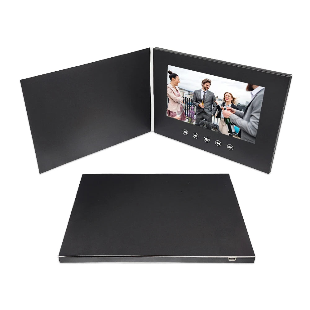 Factory Wholesale Custom Made Blank Paper Lcd Promotional Video Greeting Card Digital Brochure