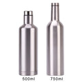 Hot Sale 750ML Insulated 304 Stainless Steel Wine Water Bottle Flask Wine Growler Stainless Steel Water Bottle