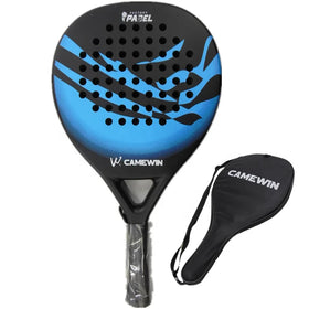 Hot Sale Low MOQ Custom Design Carbon Fiber 3K/12K/18K Paddle Tennis Racket Teardrop Padel Racket for Adult