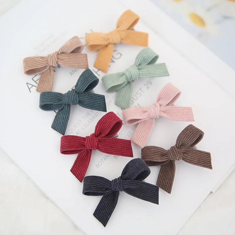 2pcs Baby Girl Hair Clips Kids  Bows Hairpins Hair Rope Children Barrettes Baby Girl Hair Accessories Headwear