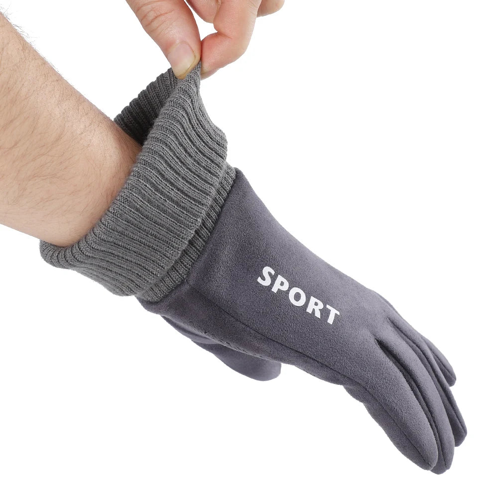 Hot Sale Full Finger Warm Winter Windproof Men Gloves