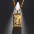Wholesale Tarot Necklace Main Akana Necklace Man Stainless Steel Amulet Pendant Jewelry Necklace