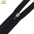 3# Nylon Zipper 20CM Close-end With YG Slider Shiny Nickel Plating With Black Hard Plastic Puller