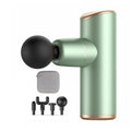 Mini Aluminum Deep Tissue Muscle Percussion Massage Gun Metal Material with 6 Speeds 6mm Stroke