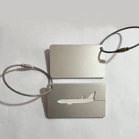 Hot Sale Travel Gift Tag Custom Design Alloy Luggage Tag with Custom Laser logo