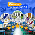 CNC Machining Services for Aluminium Stainless Steel Brass Components-OEM Milling Wire EDM Prototyping with 0.002mm Tolerance
