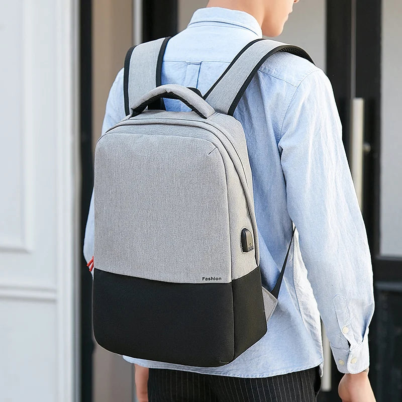 Wholesale Backpack  New Men's Computer Backpack Large Capacity Student Schoolbag Outdoor Travel Bag