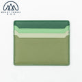 Hot Selling Low MOQ Customized Logo Design Minimalist Slim Business Cardholder RFID PU Leather Credit Card Holder Sleeves