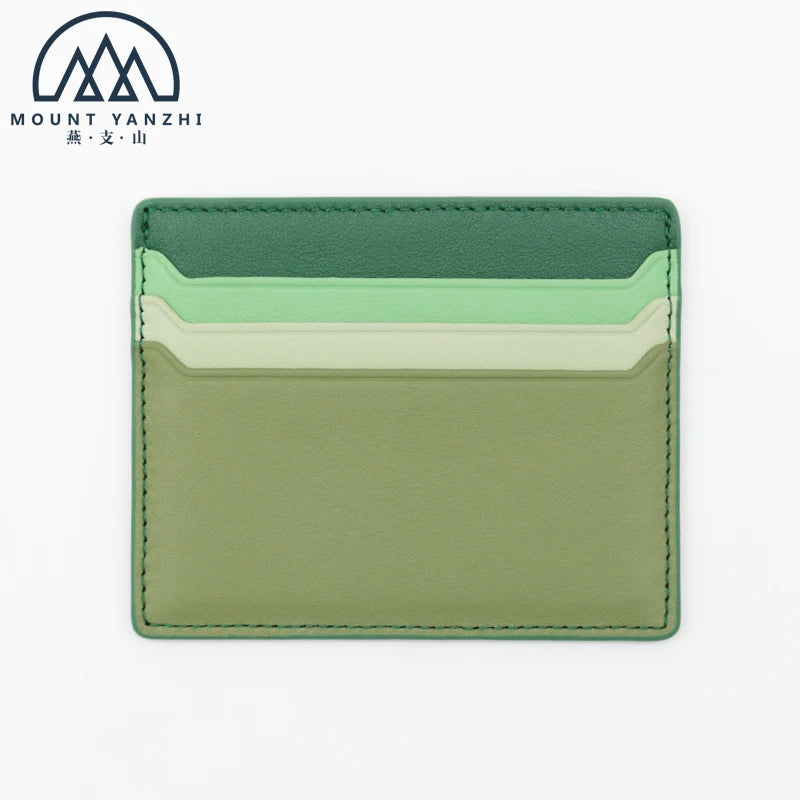Hot Selling Low MOQ Customized Logo Design Minimalist Slim Business Cardholder RFID PU Leather Credit Card Holder Sleeves