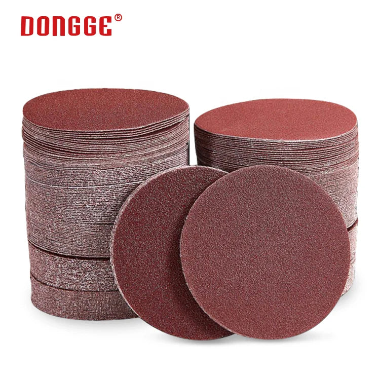 Hot Selling Aluminum Oxide Abrasive Paper Disc Sanding Disk Round Sandpaper Disc for Automotive