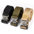 Custom Outdoor Adjustable Belts Recycled Nylon Men's Tactical Belt With Quick Release Buckle