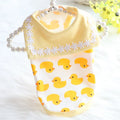 Stocked Wholesale Formal White Yellow Dog Wear Private Label