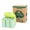 10-Roll Set of 150pcs 100% Biodegradable Dog Waste Pet Poop Trash Bags Free Dispenser EPI Material