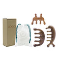 Wooden Massage Sandalwood Head Scalp No Static Wide Tooth Comb for Head Scalp Scalp Stimulator Comb Gua Sha Comb Body