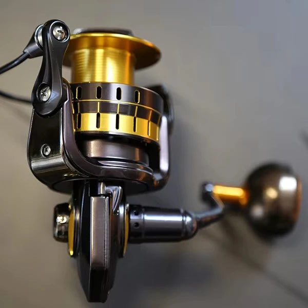Histar OEM EC20/30/40/50 Spinning Reel 10+12 Stainless Steel BB Drag Power 8-12KG Metal Body Heavy Duty Full Metal Stream River