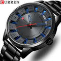 2025 CURREN Luxury Fashion Watch 8406 New Top Stainless Steel Waterproof Wristwatch for Men Sport/Business 22mm Great Male Gift