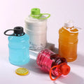 Portable Handle Cap 500ml 1000ml Plastic Ice Bucket Fruit Juice Bottle with logo