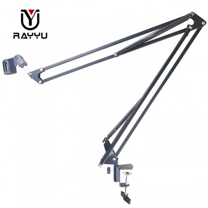 Studio Broadcast Adjustable Long Arm Microphone Station