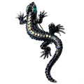 Chanfar Fashion Animal Jewelry Crystal Insect High Grade Alloy Lizard Brooch for Gift