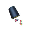Factory Supply PU Leather Dice Cup Custom Logo Virtual Dice Shaker for Party Bar Board Game Holder Promotional Gift Dice Cup
