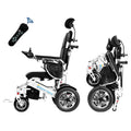 New Model of Aluminum Lightweight Power High-Back Reclining  Electric Wheelchair for Disabled
