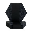 Hexagon Shape Felt Coasters 4 Packs for Drinks Perfect Housewarming Gift