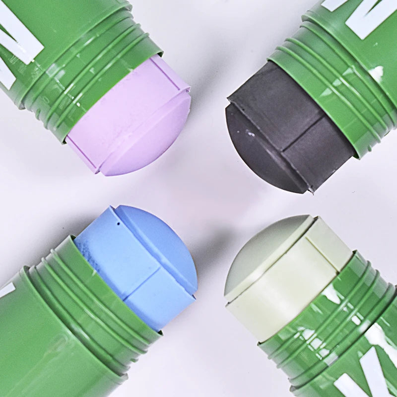 Vegan Skin Care Brightening Green Clay Mask Wholesale Eggplant Facial Purifying Acne Green Tea Clay Cleansing Mask Stick