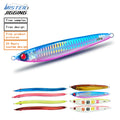 MISTER JIGGING 150g Luminous Lure Bair S Shape Slow Pitch Jig Deep Sea Fishing Lures Metal Jig Lure