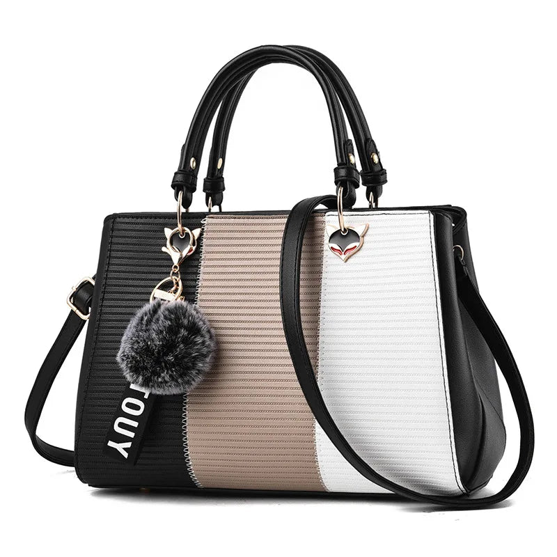 Ladies Phone Pocket Zipper Bag Woman Flap Leather Handbags Shoulder Crossbody Bags