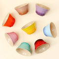 High Quality 4.5-inch Gradient Color Bowl Ceramic Handmade Soup Bowl Available in Multiple Colors Ready to Ship When Available