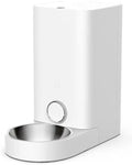 New Arrival Automatic Intelligent APP Control Smart Feeder White Wifi Pet Feeding Dispenser Dog Cat Stainless Bowl Feeder