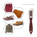Professional Shoe Brushes for Cleaning Suede Brush for Shoes Suede & Nubuck 4-Way Brush Premium Shoe Cleaner Kit