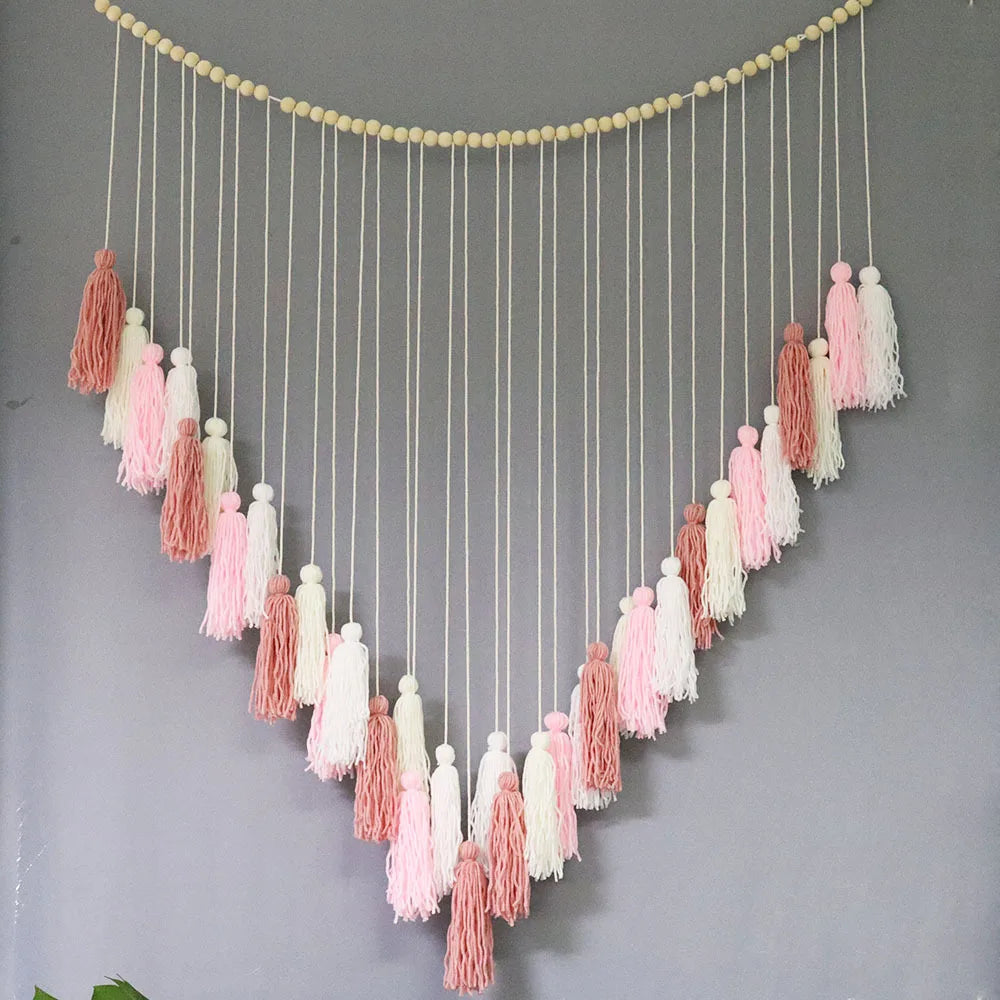 Custom Nordic Boho Macrame Wall Hanging Home Decor Macrame Dream Catcher Tapestry